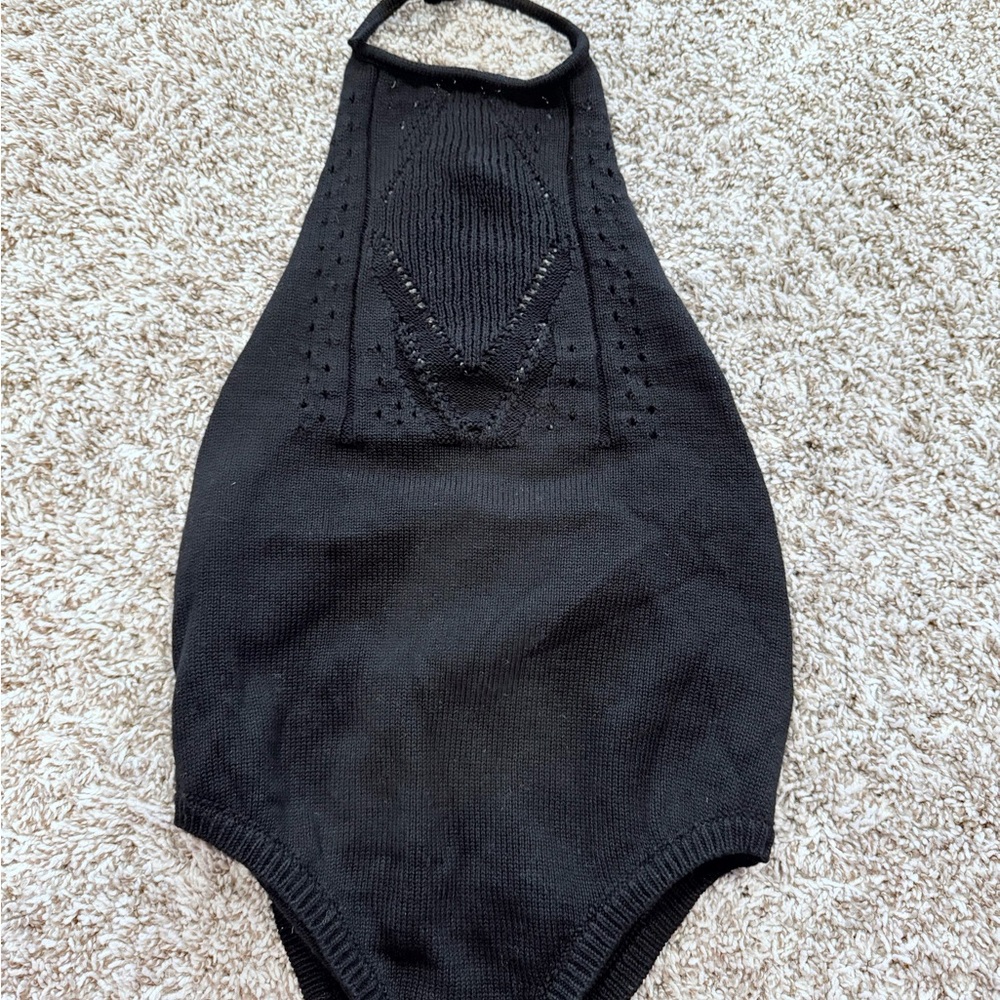 Black Kids One Piece Bodysuit
